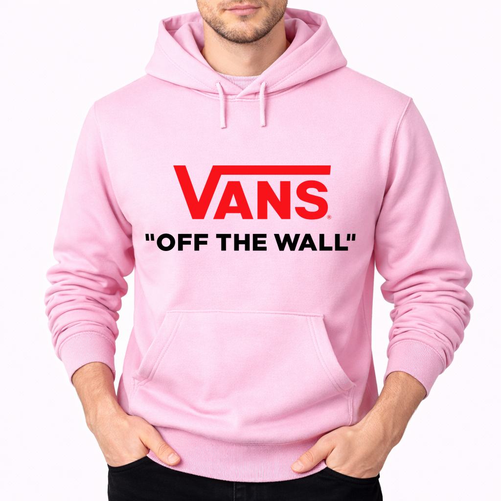 Men's Vans Pullover Hoodie - Pink