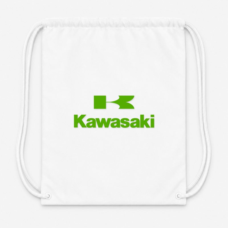 Kawasaki Drawstring Bag - White