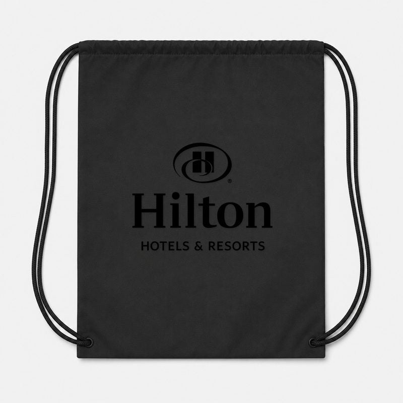 Hilton Drawstring Bag - Black