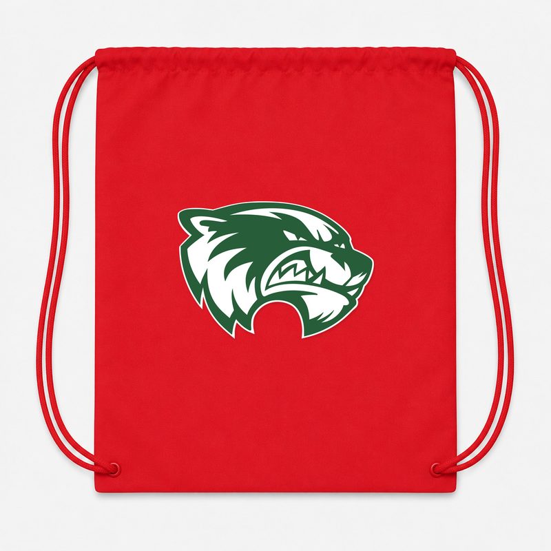 Utah Valley Wolverines Drawstring Bag - Red