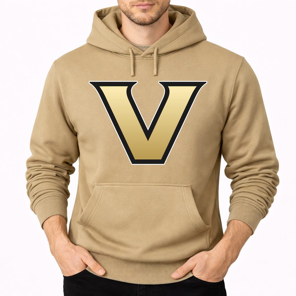 Men's Vanderbilt Commodores Pullover Hoodie - Tan