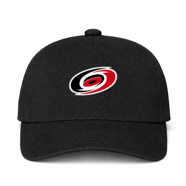 Carolina Hurricanes NHL Logo Black Dad Baseball Cap Hat