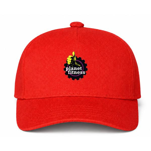 Planet Fitness Logo Red Dad Baseball Cap Hat