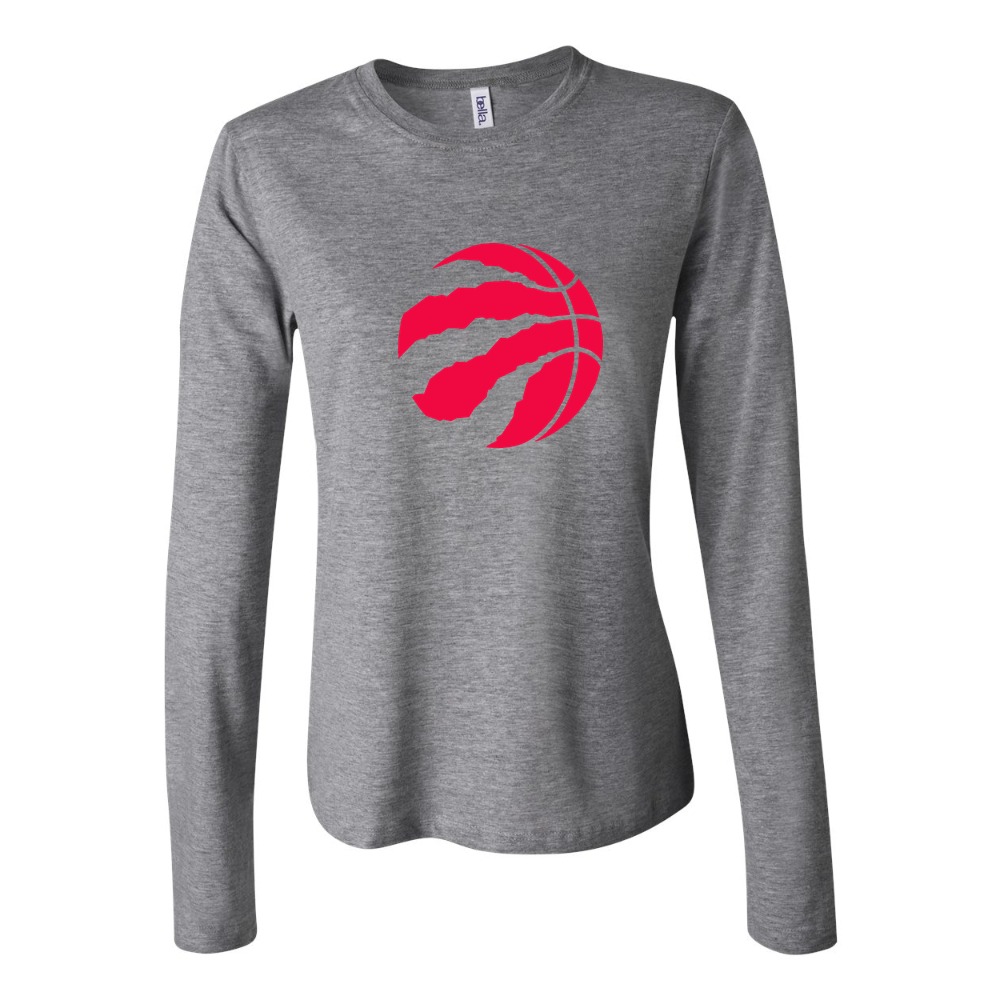 Women's Toronto Raptors Long Sleeve T-Shirt - Gray