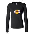 Women's Los Angeles Lakers Long Sleeve T-Shirt - Black