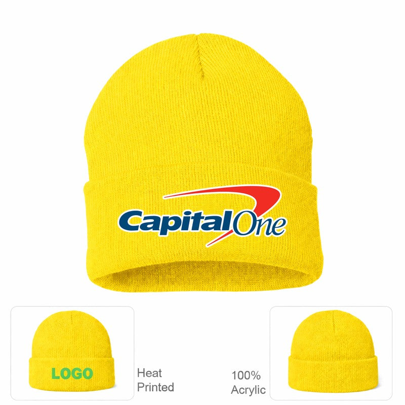 Capital One Yellow Beanie Hat