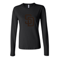 Women's San Diego Padres Long Sleeve T-Shirt - Black