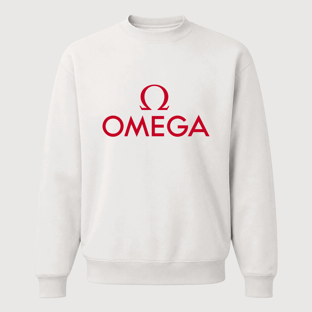 Men's Omega Crewneck Sweatshirt - White