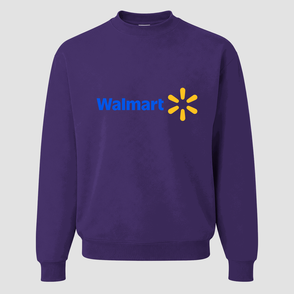 Men's Walmart Crewneck Sweatshirt - Purple