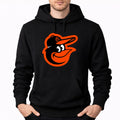 Men's Baltimore Orioles Pullover Hoodie - Black