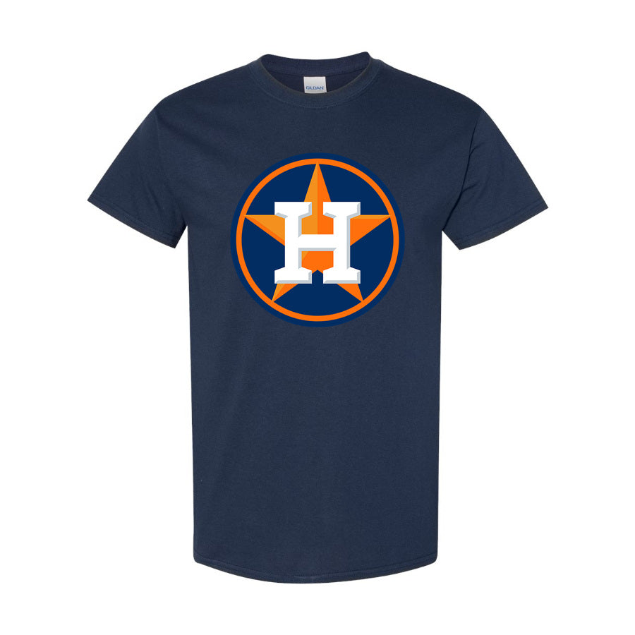 Youth's Houston Astros Cotton T-Shirt - Navy