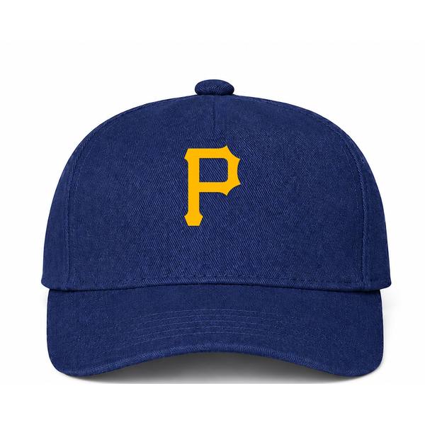 Pittsburgh Pirates MLB Logo Navy Dad Baseball Cap Hat