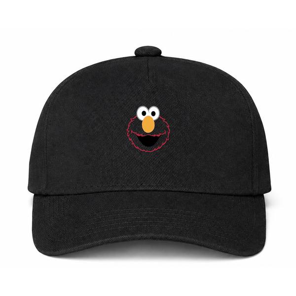 Elmo Face Black Dad Baseball Cap Hat