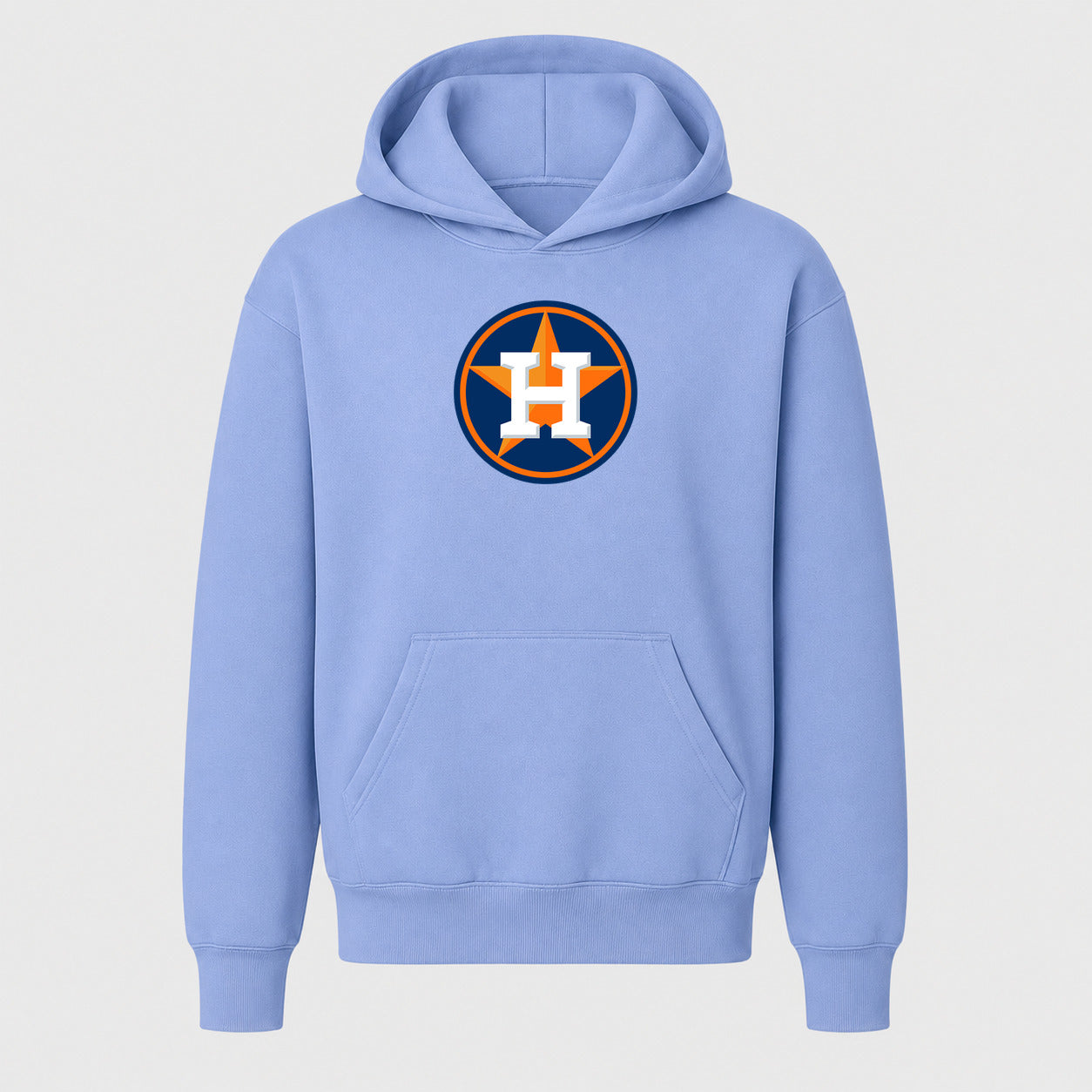Youth Houston Astros Pullover Hoodie - Light Blue