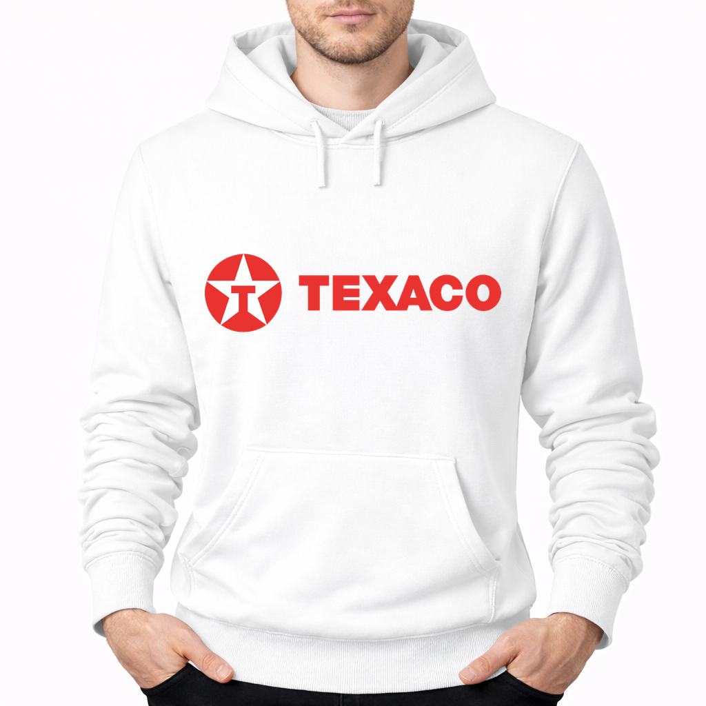 Men's Texaco Pullover Hoodie - White