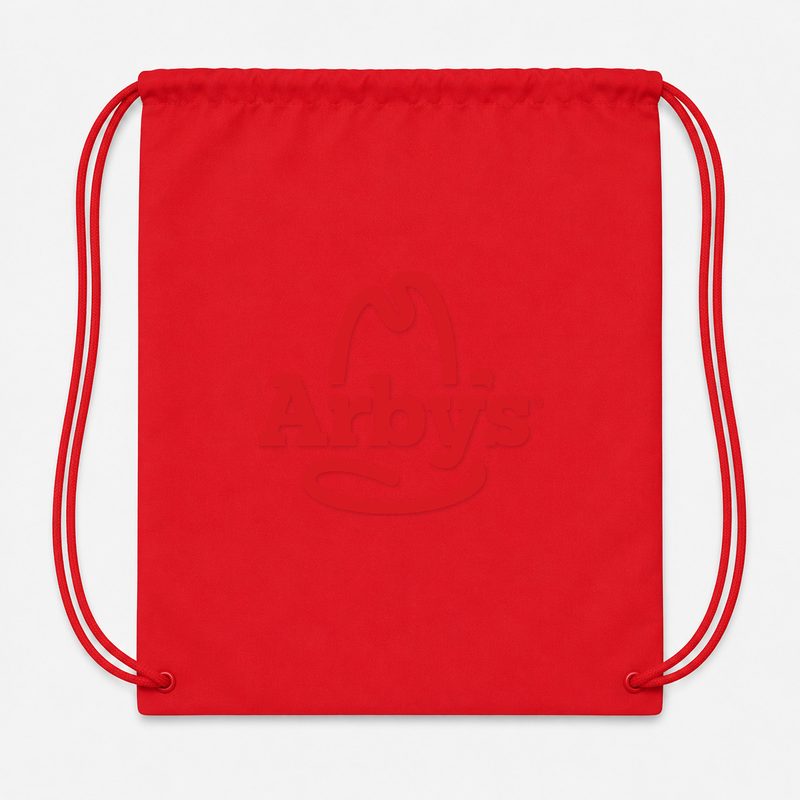 Arbys Drawstring Bag - Red