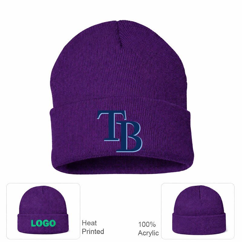Tampa Bay Rays Beanie Hat - Purple