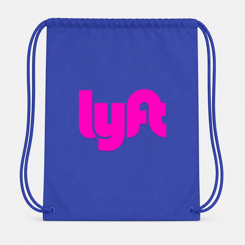 Lyft Pink Drawstring Bag - Blue