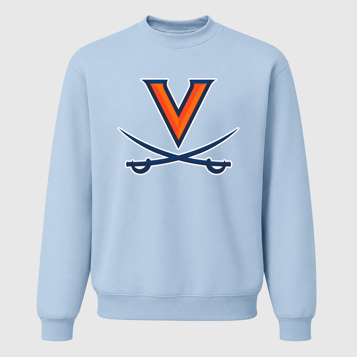 Men's Virginia Cavaliers Crewneck Sweatshirt - Sky Blue