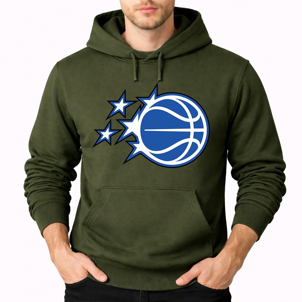 Men's Orlando Magic Pullover Hoodie - Army Green