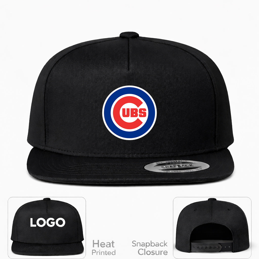 MLB Chicago Cubs Snapback Hat - Black