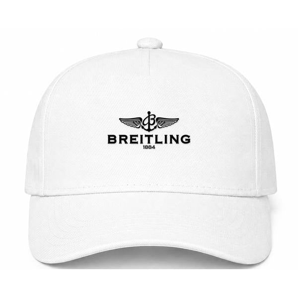 Breitling Logo White Dad Baseball Cap Hat