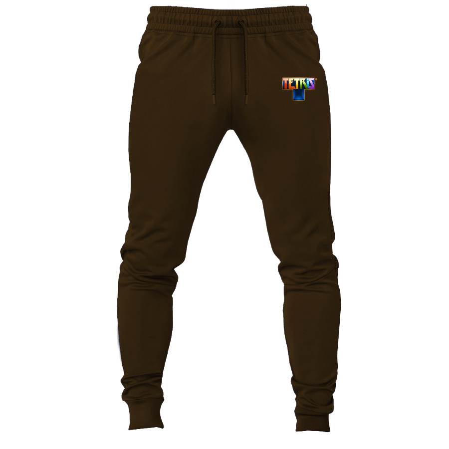 Tetris joggers sweatpants - Brown