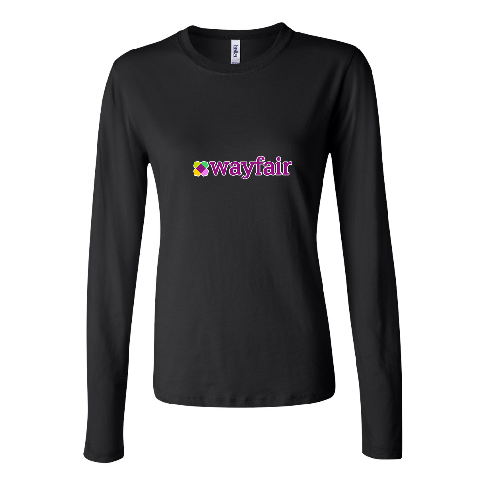 Women's Wayfair Long Sleeve T-Shirt - Black