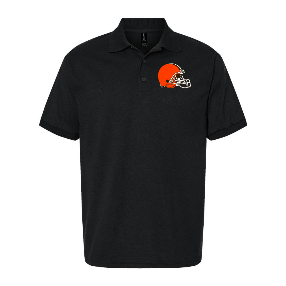 Men's Cleveland Browns Dry Blend Polo - Black