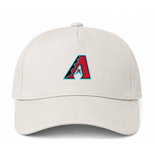 Arizona Diamondbacks MLB Logo Beige Dad Baseball Cap Hat