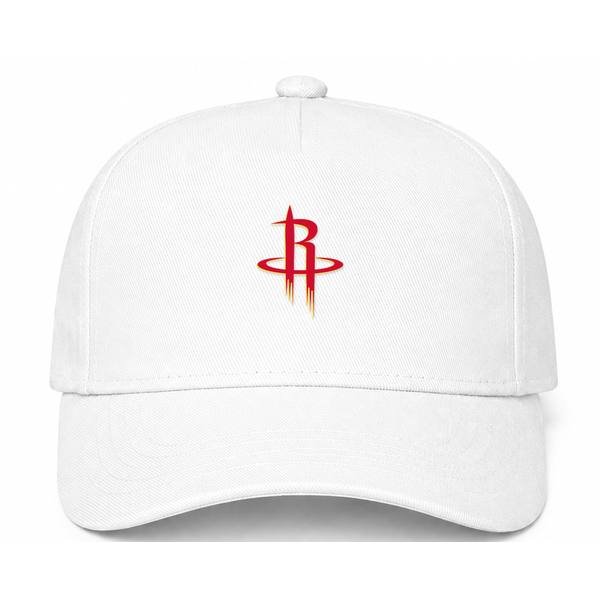 Houston Rockets NBA Logo White Dad Baseball Cap Hat
