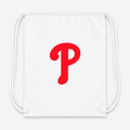 Philadelphia Phillies Drawstring Bag - White