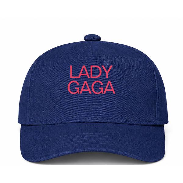 Lady Gaga Logo Navy Dad Baseball Cap Hat