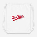 Mrs. Fields Drawstring Bag - White