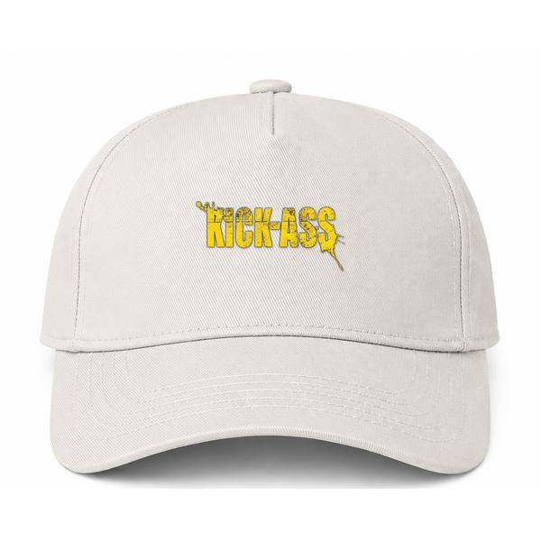 Kick-Ass Logo Beige Dad Baseball Cap Hat