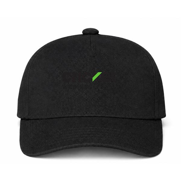 Cricket Wireless Logo Black Dad Baseball Cap Hat