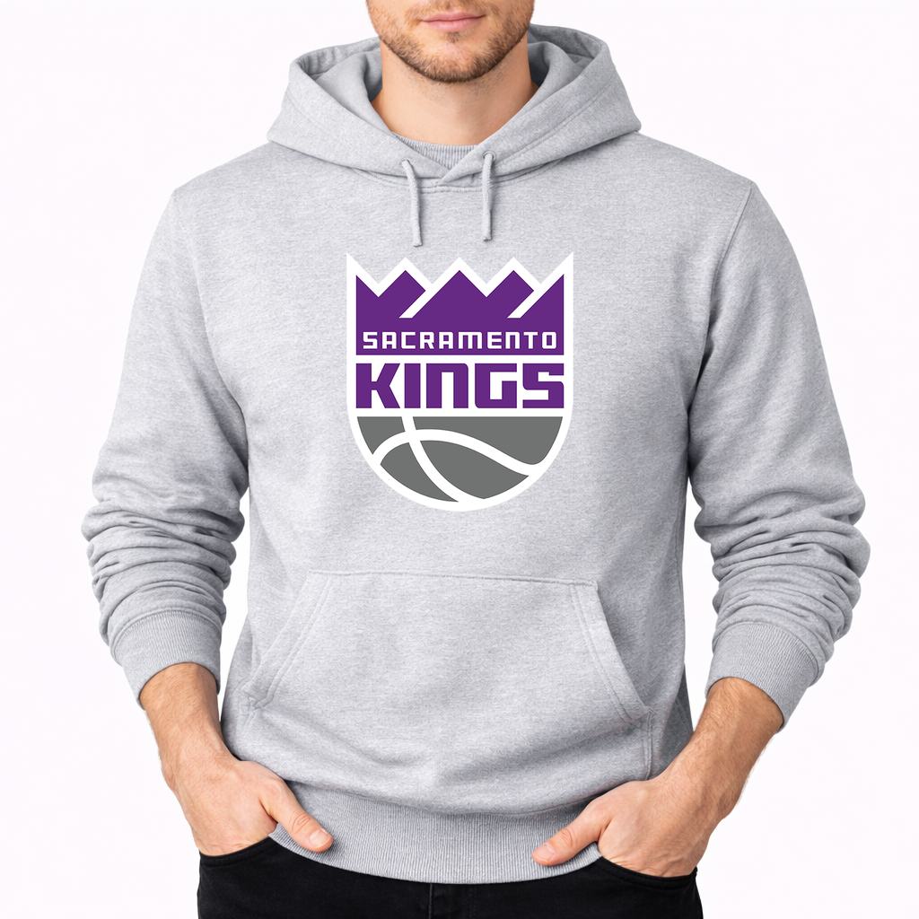 Men's Sacramento Kings Pullover Hoodie - Gray