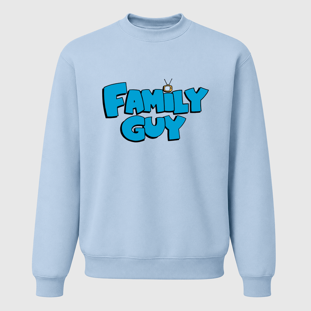 Men's Family Guy Crewneck Sweatshirt - Sky Blue