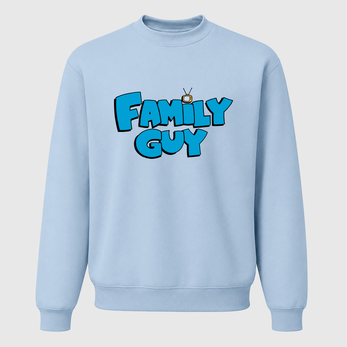 Men's Family Guy Crewneck Sweatshirt - Sky Blue