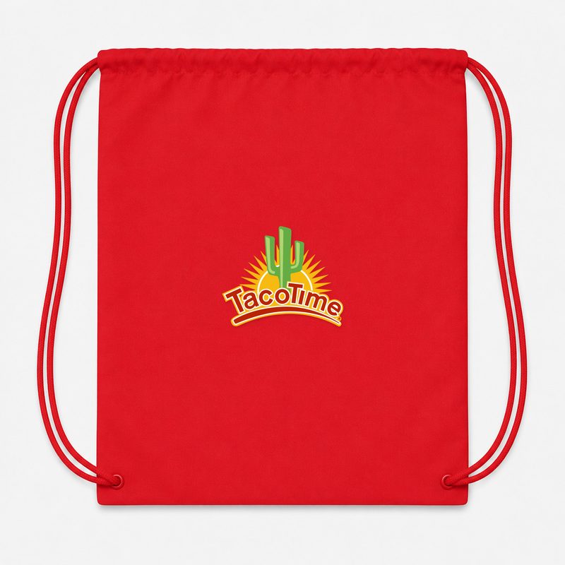 TacoTime Drawstring Bag - Red