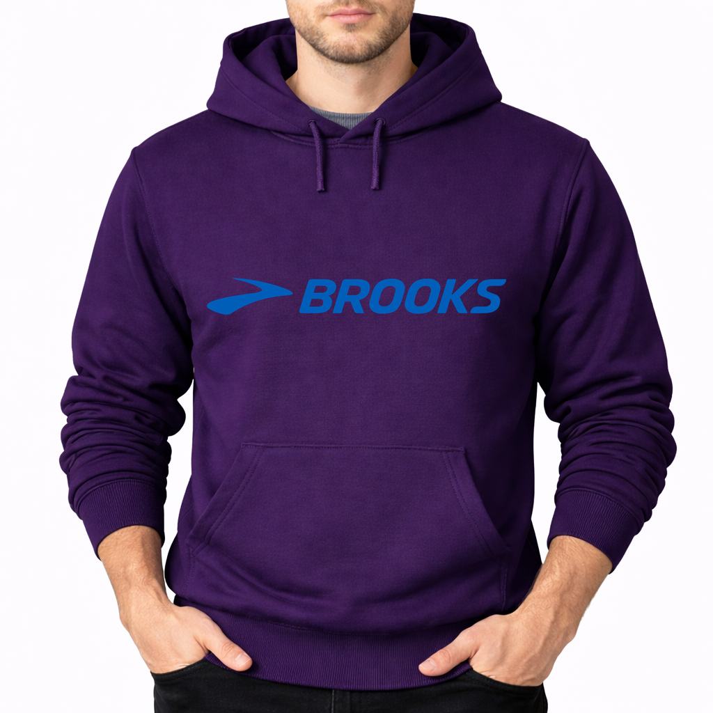 Men's Brooks Pullover Hoodie - Purple