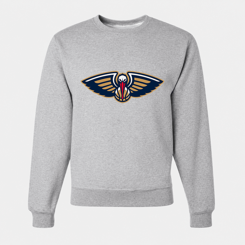 Men's New Orleans Pelicans Crewneck Sweatshirt - Gray