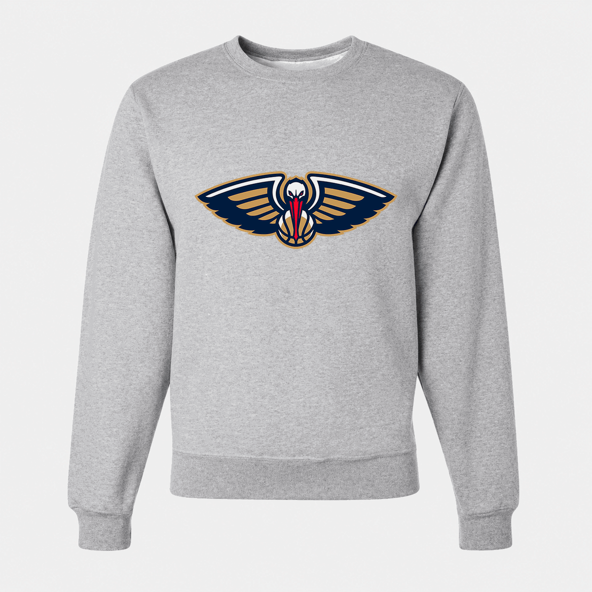 Men's New Orleans Pelicans Crewneck Sweatshirt - Gray
