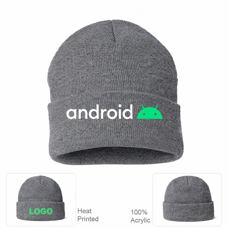 Android White Snapback Hat
