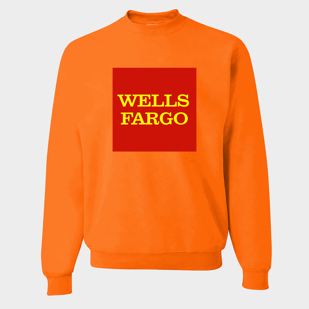 Men's Wells Fargo Crewneck Sweatshirt - Orange