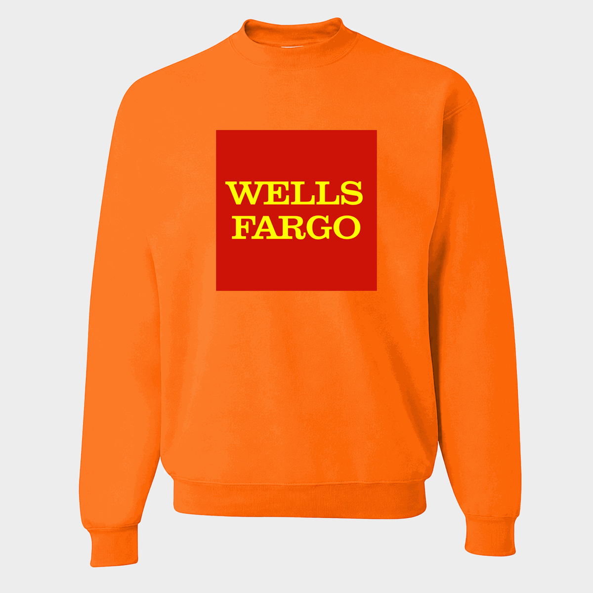 Men's Wells Fargo Crewneck Sweatshirt - Orange