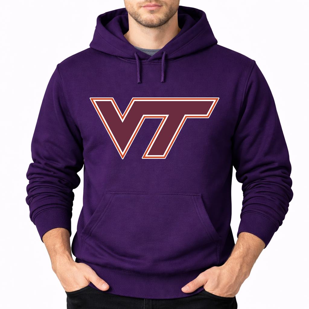 Men's Virginia Tech Hokies Pullover Hoodie - Purple