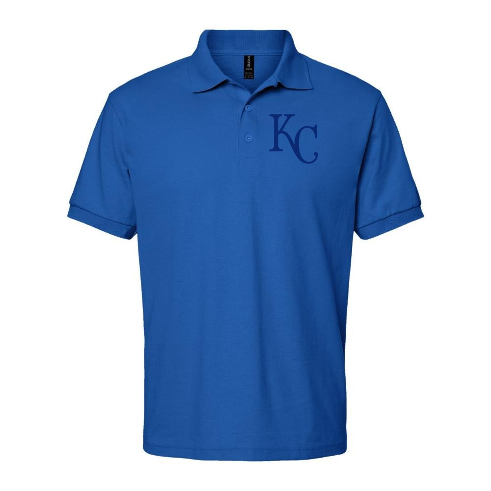 Men's Kansas City Royals Dry Blend Polo - Blue