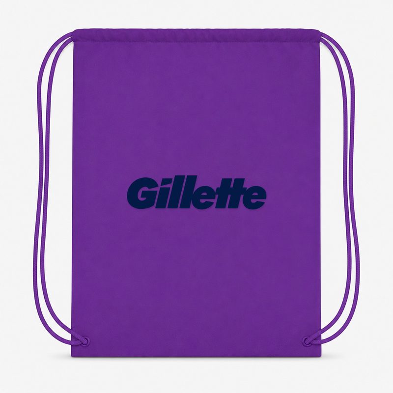 Gillette Drawstring Bag - Purple