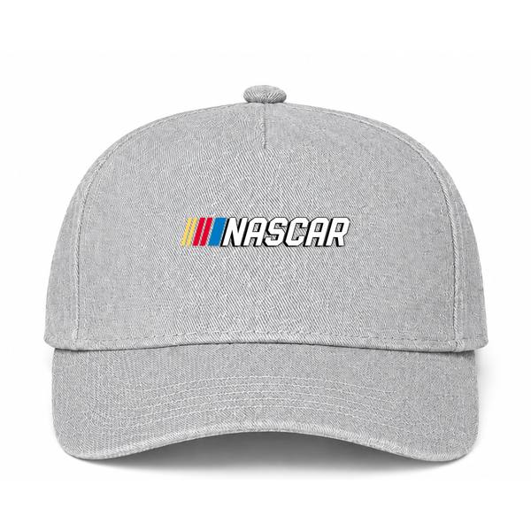 NASCAR Logo Gray Dad Baseball Cap Hat